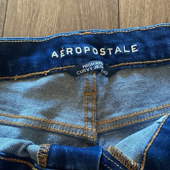 Aeropostale Dark Blue Ripped Jeans - Picture 3 of 4